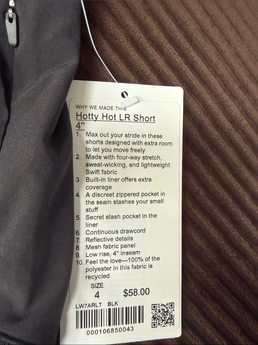 lululemon athletica Women's Athletic Shorts in Charcoal Gray